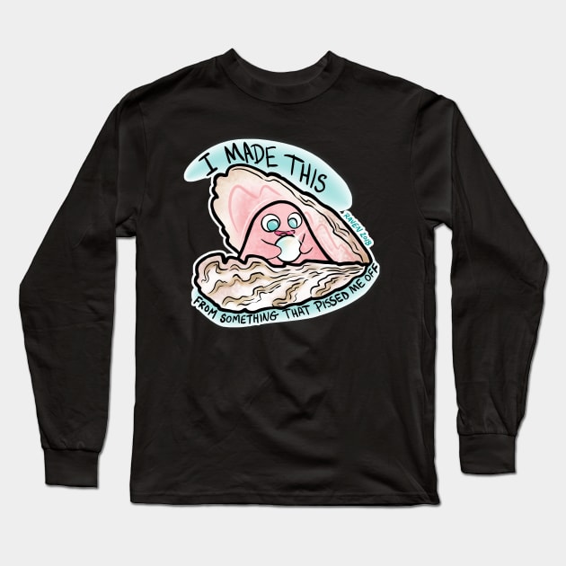 Proud Pearl Long Sleeve T-Shirt by Raven's Random